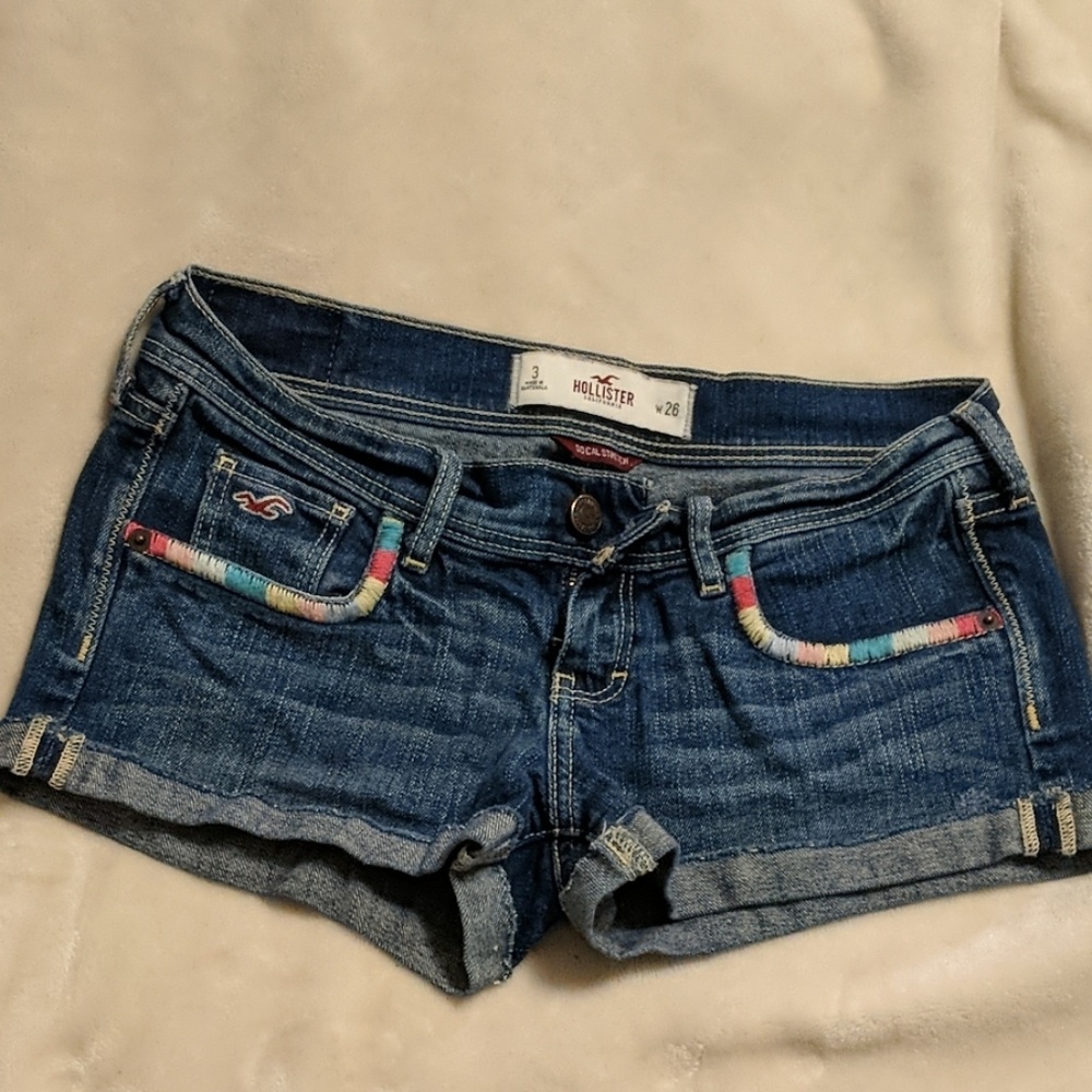 Hollister jean shorts